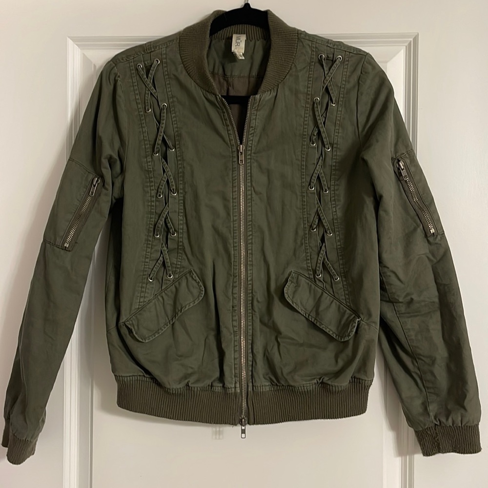 Mür Mür army green bomber jacket